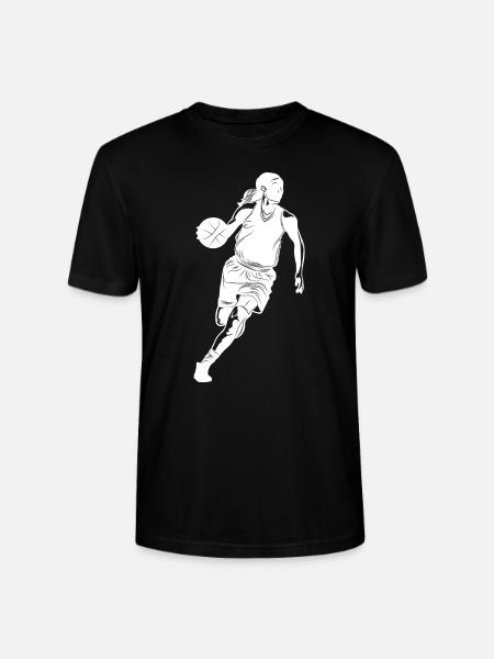 Basketteuse - T-shirt bio CRAFTER Stanley Stella Unisexe - noir