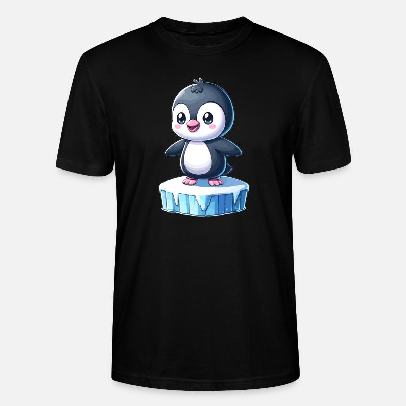 Pinguin - Stanley/Stella Unisex Bio-T-Shirt CRAFTER - Schwarz