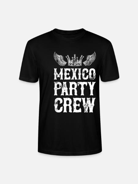 Mexico Party Vacation Crew - Stanley/Stella CRAFTER Unisex Organic T-Shirt - black