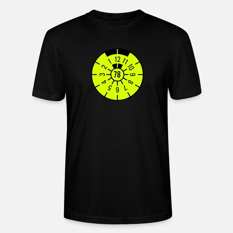 TÜV 1978 - Stanley/Stella Unisex Bio-T-Shirt CRAFTER - Schwarz