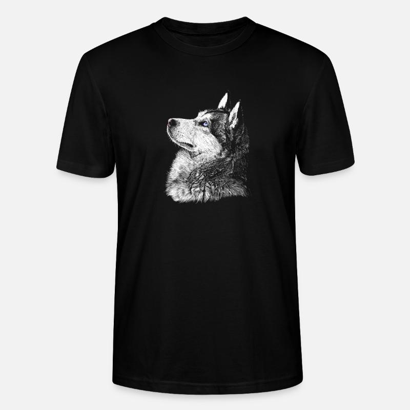 Husky - Stanley/Stella Unisex Bio-T-Shirt CRAFTER - Schwarz