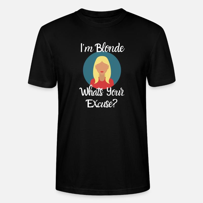 Cheveux blonds - T-shirt bio CRAFTER Stanley Stella Unisexe - noir