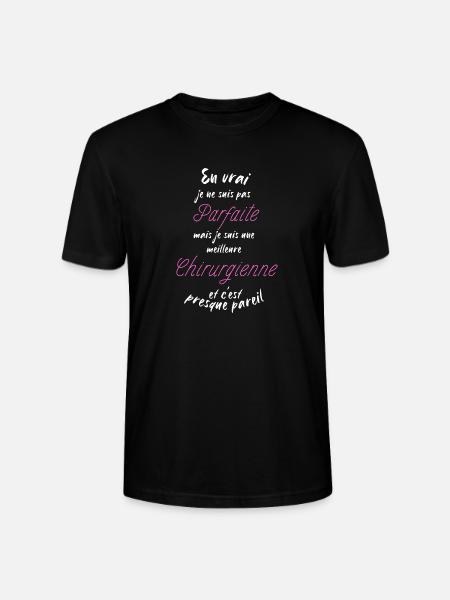 Ich bin der beste Chirurg - Stanley/Stella Unisex Bio-T-Shirt CRAFTER - Schwarz
