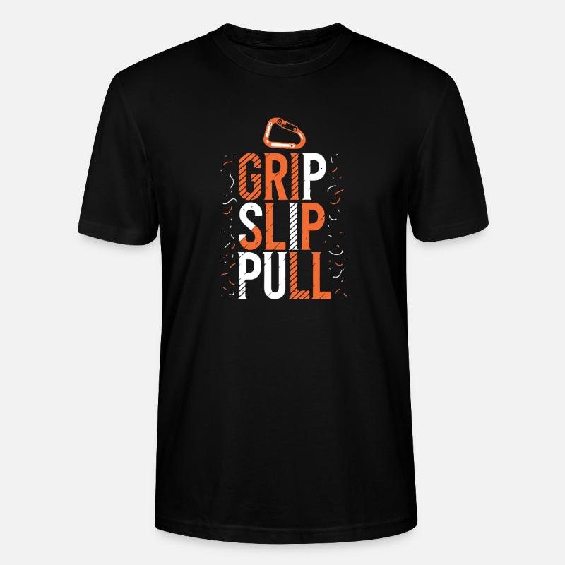 Grip Slip Pull Escalade - T-shirt bio CRAFTER Stanley Stella Unisexe - noir