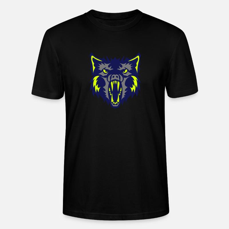 Werwolf Werwolf Wolf 2 - Stanley/Stella Unisex Bio-T-Shirt CRAFTER - Schwarz