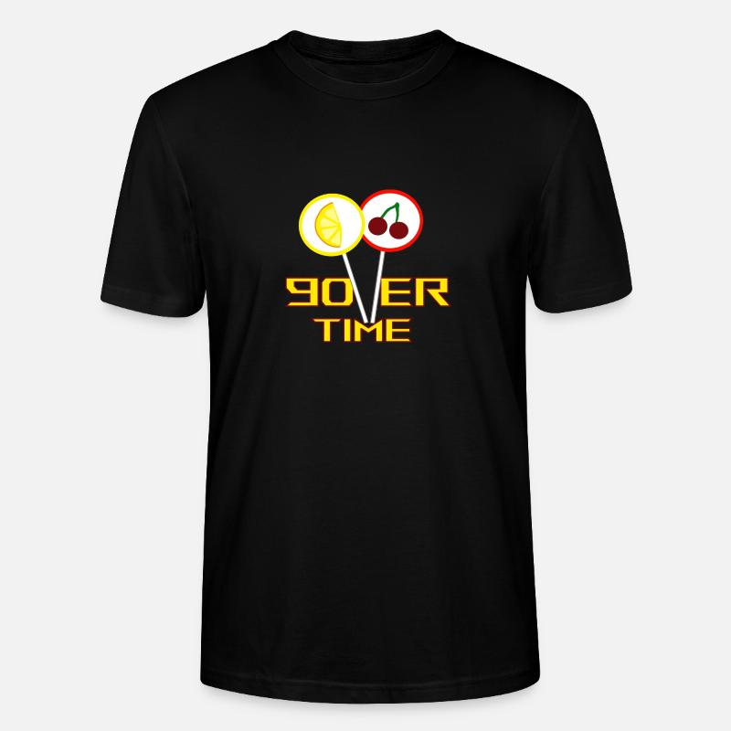 90,er Time Hingucker - Stanley/Stella Unisex Bio-T-Shirt CRAFTER - Schwarz