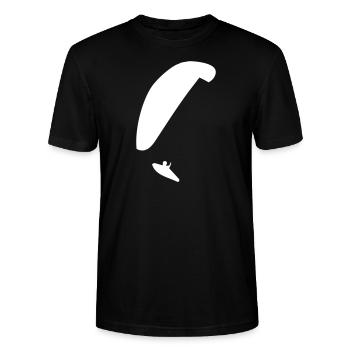 Paraglider - Stanley/Stella CRAFTER Unisex Organic T-Shirt - black - Front - Alina (178cm) & Michal (187cm)