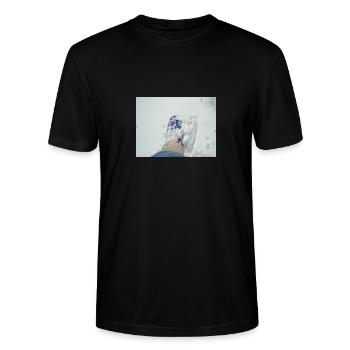 Snowbording - Stanley/Stella Unisex Bio-T-Shirt CRAFTER - Schwarz - Vorne - Alina (178cm) & Michal (187cm)