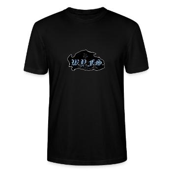 Monarchie wyfs - T-shirt bio CRAFTER Stanley Stella Unisexe - noir - Devant - Alina (178cm) & Michal (187cm)