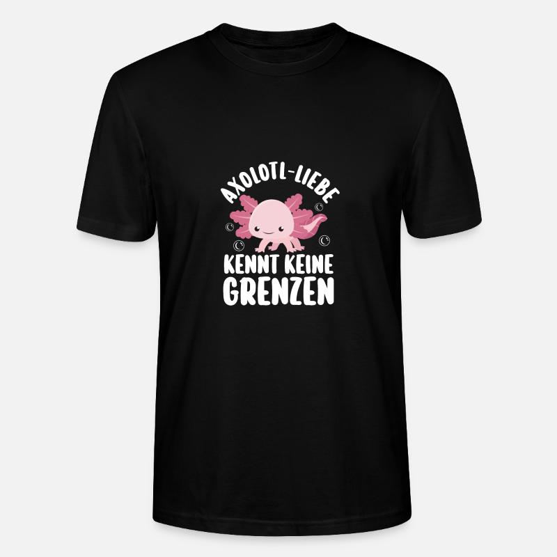Axolotl - Stanley/Stella Unisex Bio-T-Shirt CRAFTER - Schwarz