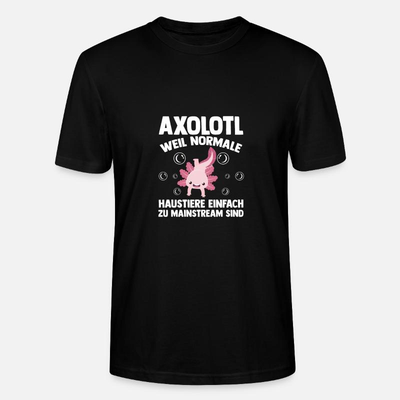 Axolotl - T-shirt bio CRAFTER Stanley Stella Unisexe - noir