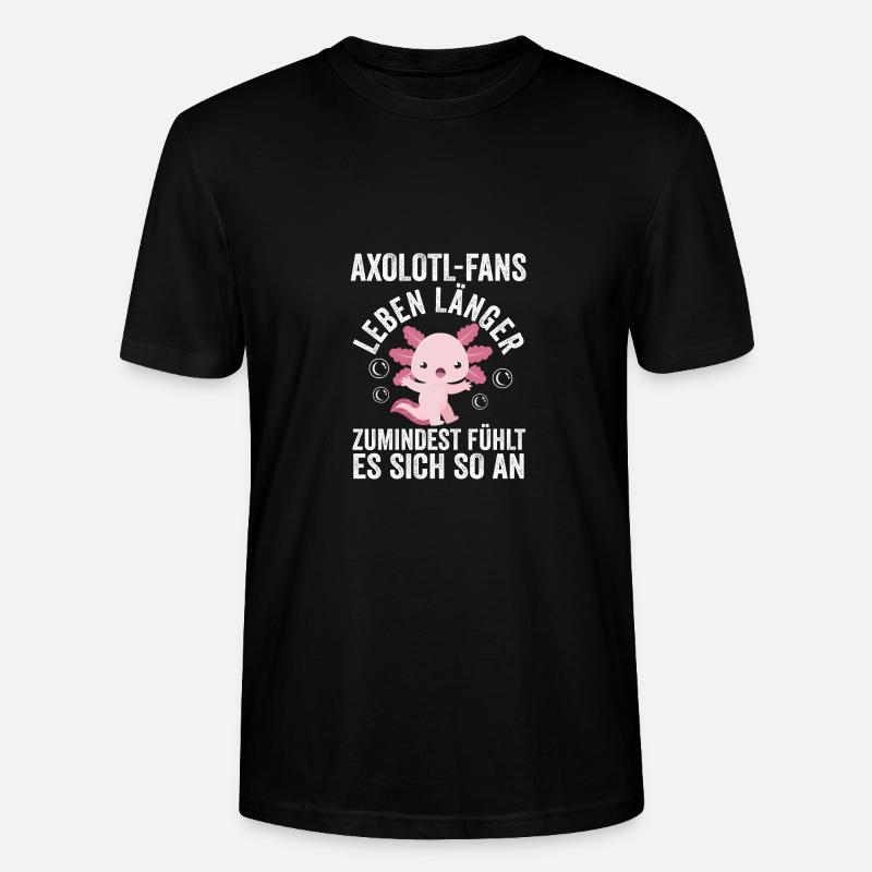 Axolotl - T-shirt bio CRAFTER Stanley Stella Unisexe - noir