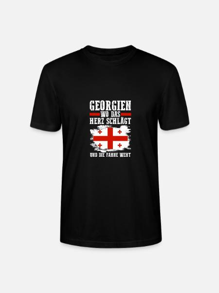 Georgier Georgien - Stanley/Stella Unisex Bio-T-Shirt CRAFTER - Schwarz