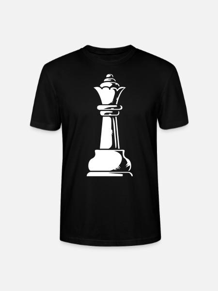 Chess Queen Chess Board - Stanley/Stella CRAFTER Unisex Organic T-Shirt - black