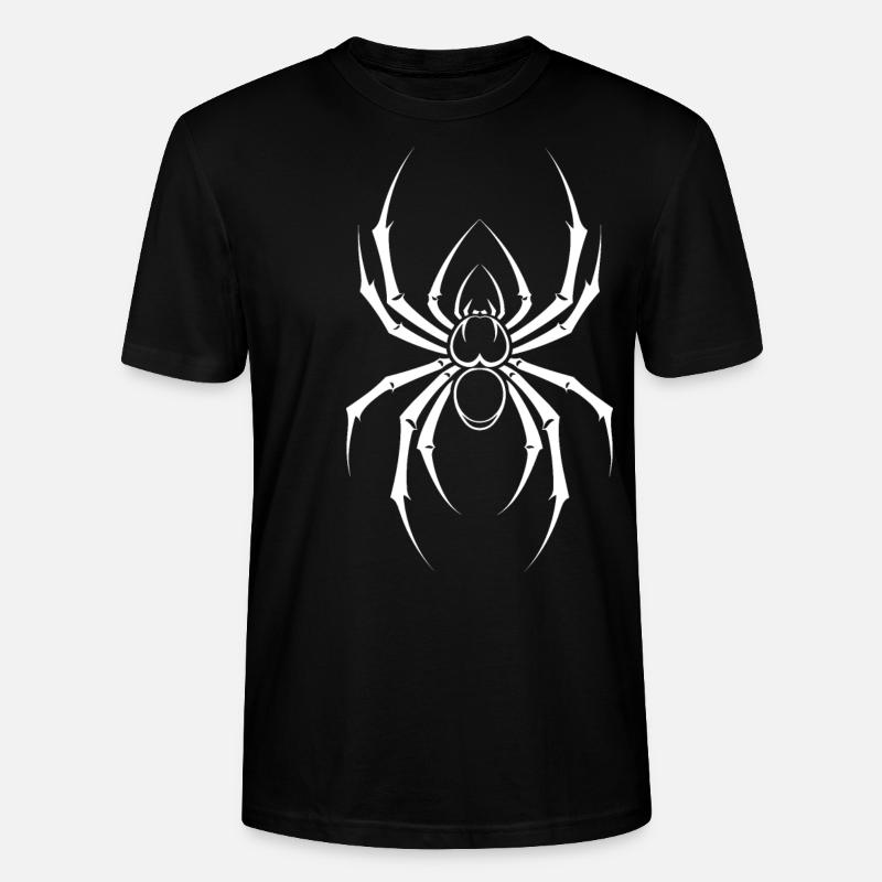 Spinne - Stanley/Stella Unisex Bio-T-Shirt CRAFTER - Schwarz
