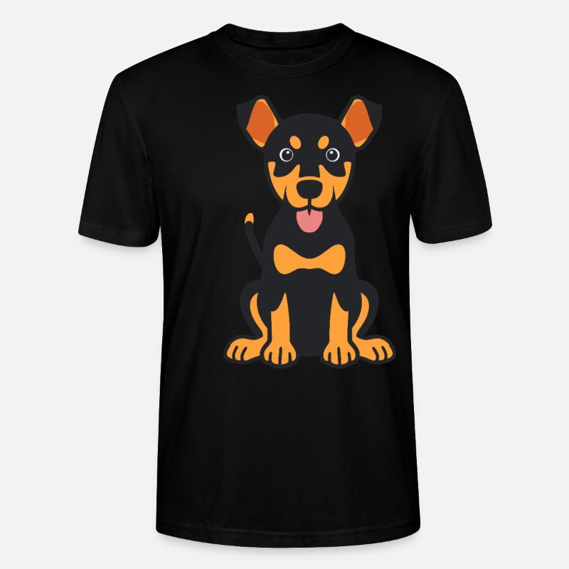 Dobermann - Stanley/Stella Unisex Bio-T-Shirt CRAFTER - Schwarz