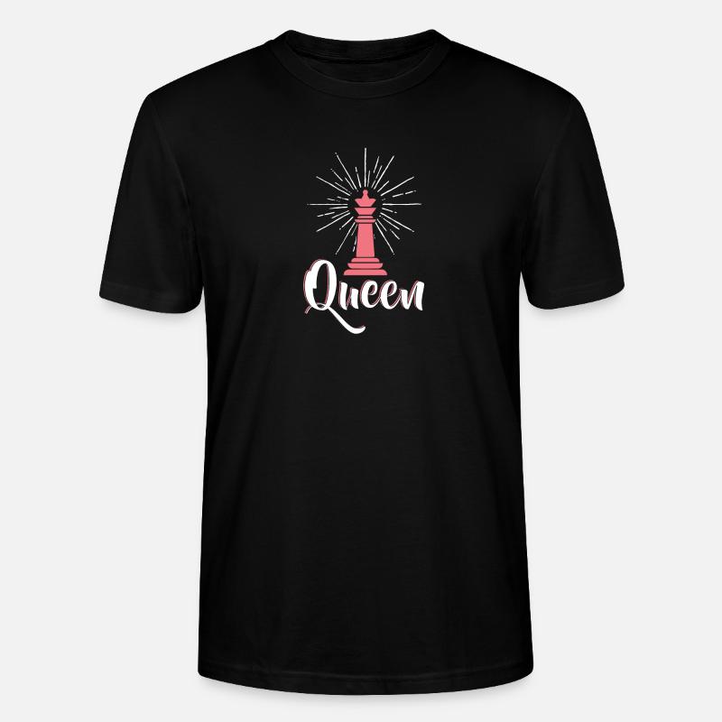 échecs - T-shirt bio CRAFTER Stanley Stella Unisexe - noir