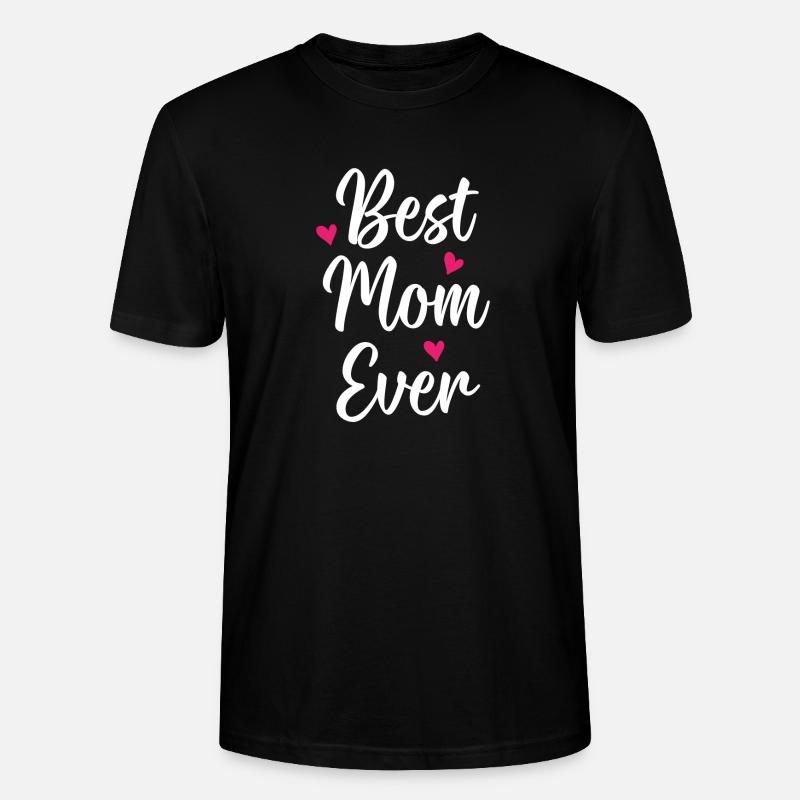Beste Mutter aller Zeiten - Stanley/Stella Unisex Bio-T-Shirt CRAFTER - Schwarz