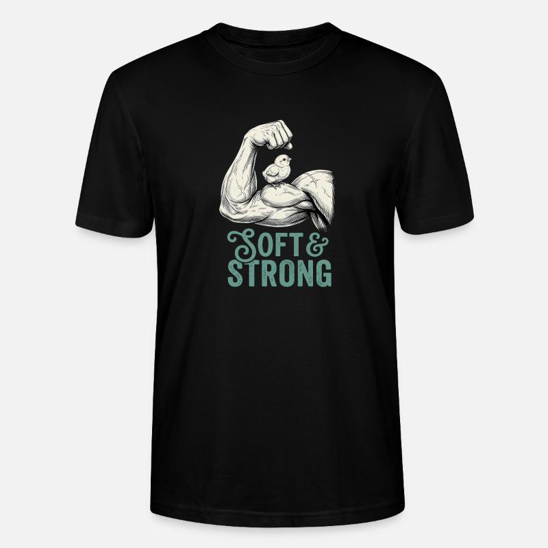 Strong and Soft - Stanley/Stella Unisex Bio-T-Shirt CRAFTER - Schwarz