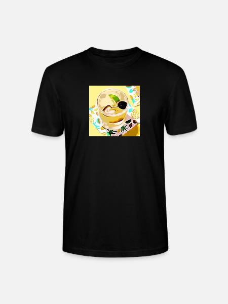 Comic Cocktail - Stanley/Stella Unisex Bio-T-Shirt CRAFTER - Schwarz