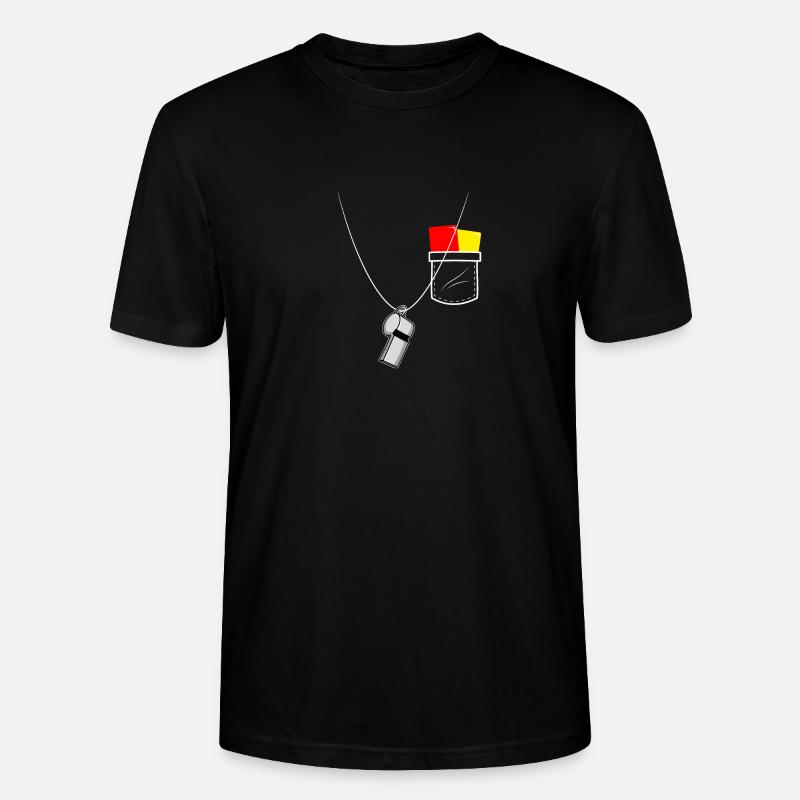 Arbitre Uniforme Refree - T-shirt bio CRAFTER Stanley Stella Unisexe - noir