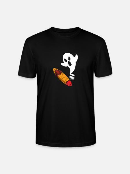 Zigarre Nichtraucher Geschenk Halloween - Stanley/Stella Unisex Bio-T-Shirt CRAFTER - Schwarz
