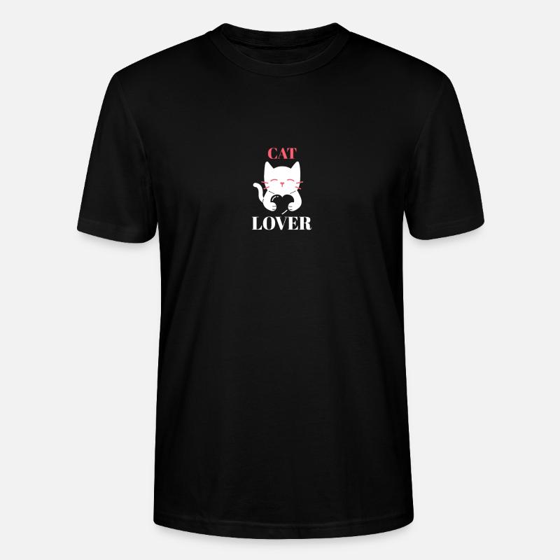 Katze - Stanley/Stella Unisex Bio-T-Shirt CRAFTER - Schwarz