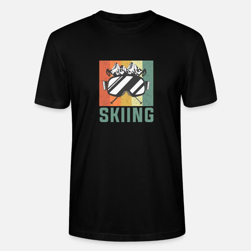 Ski - Stanley/Stella Unisex Bio-T-Shirt CRAFTER - Schwarz