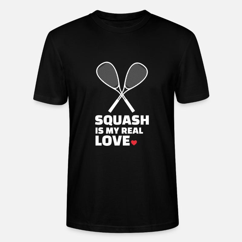 I love squash - Stanley/Stella CRAFTER Unisex Organic T-Shirt - black