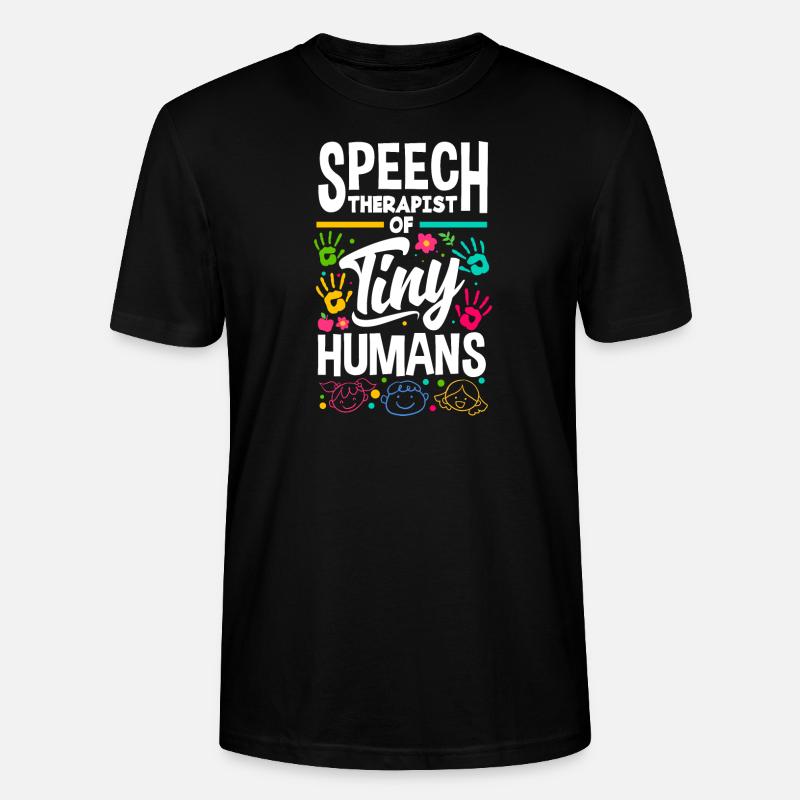 Speech Language Pathologist Pediatric Speech - Stanley/Stella Unisex Bio-T-Shirt CRAFTER - Schwarz