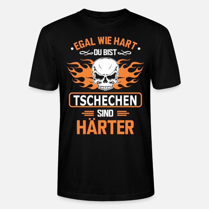 TSCHECHEN - Stanley/Stella Unisex Bio-T-Shirt CRAFTER - Schwarz