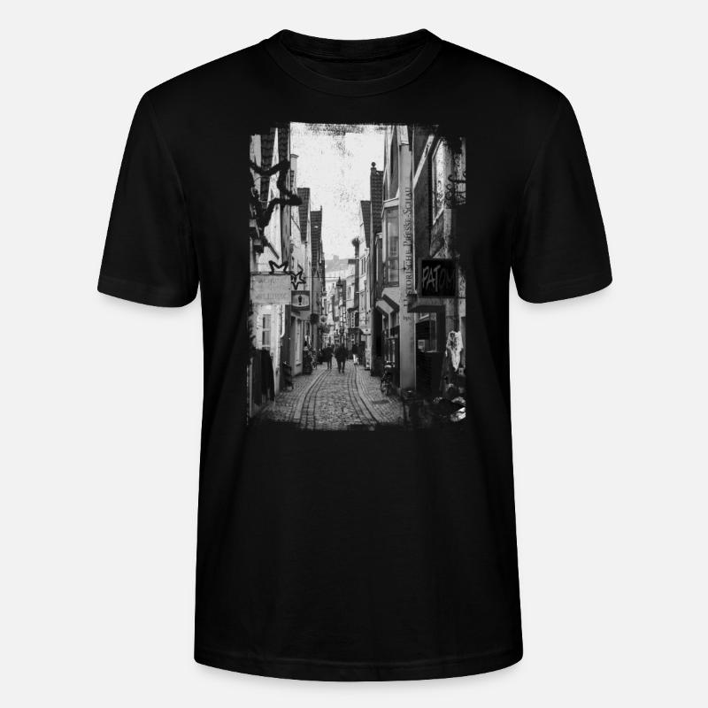 Bremen - Stanley/Stella Unisex Bio-T-Shirt CRAFTER - Schwarz