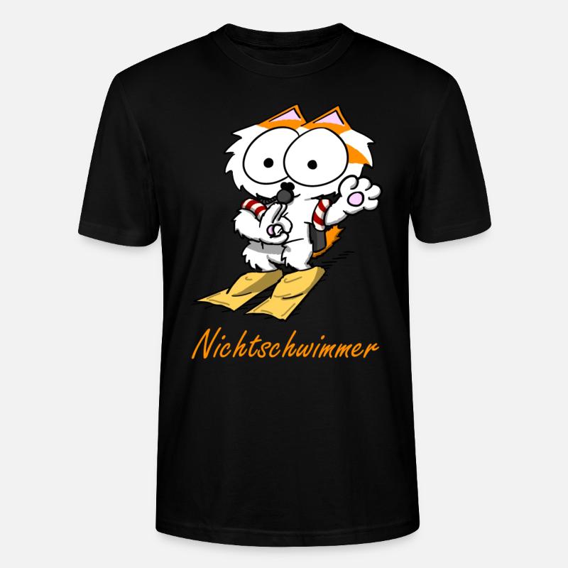Nichtschwimmer - Stanley/Stella Unisex Bio-T-Shirt CRAFTER - Schwarz