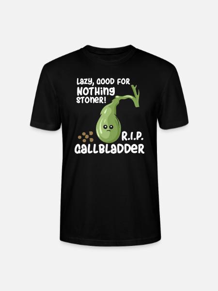 Gallbladder Out - Stanley/Stella CRAFTER Unisex Organic T-Shirt - black