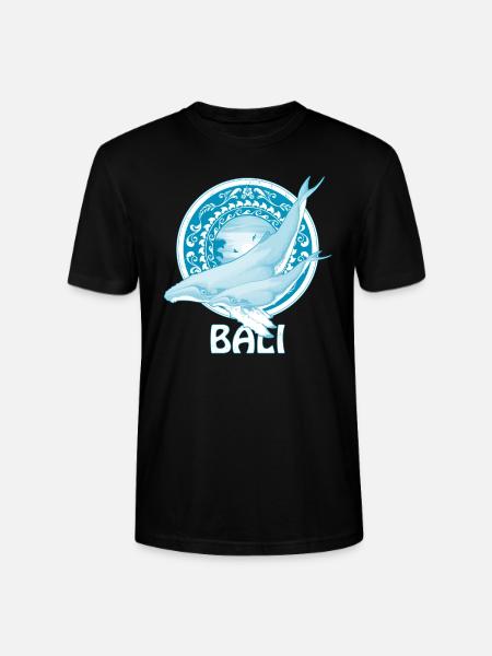 Humpback Whales Bali Indonesia - Stanley/Stella CRAFTER Unisex Organic T-Shirt - black