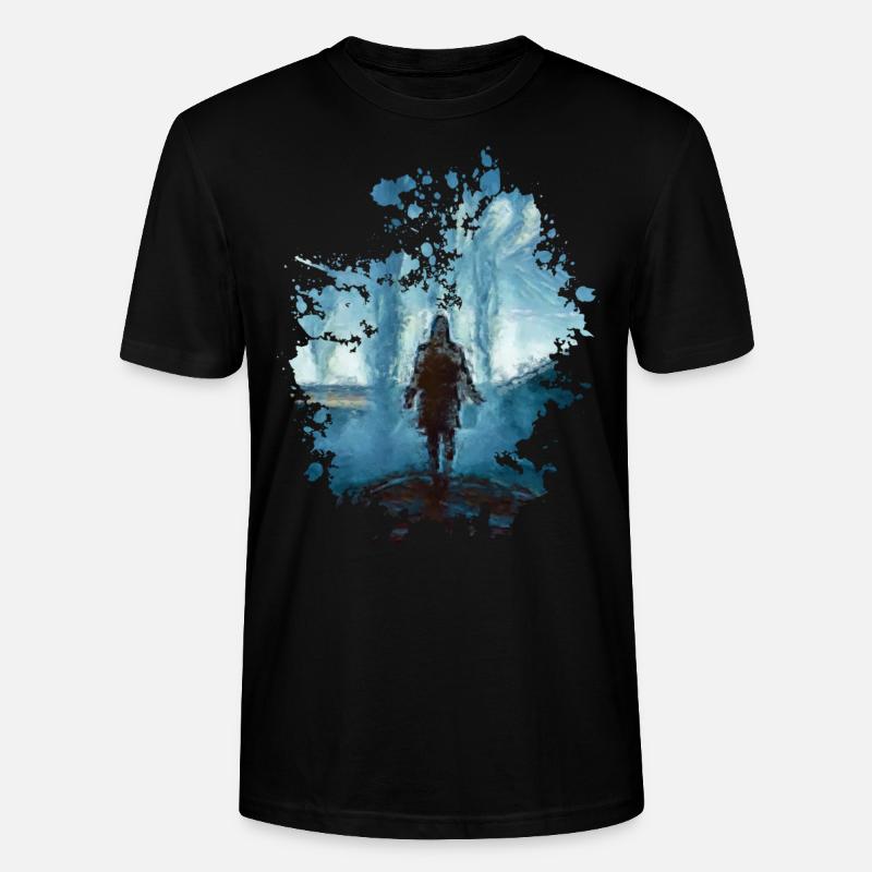 Wasserfall - Stanley/Stella Unisex Bio-T-Shirt CRAFTER - Schwarz