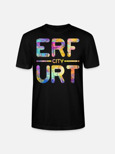Erfurt City - Stanley/Stella Unisex Bio-T-Shirt CRAFTER - Schwarz