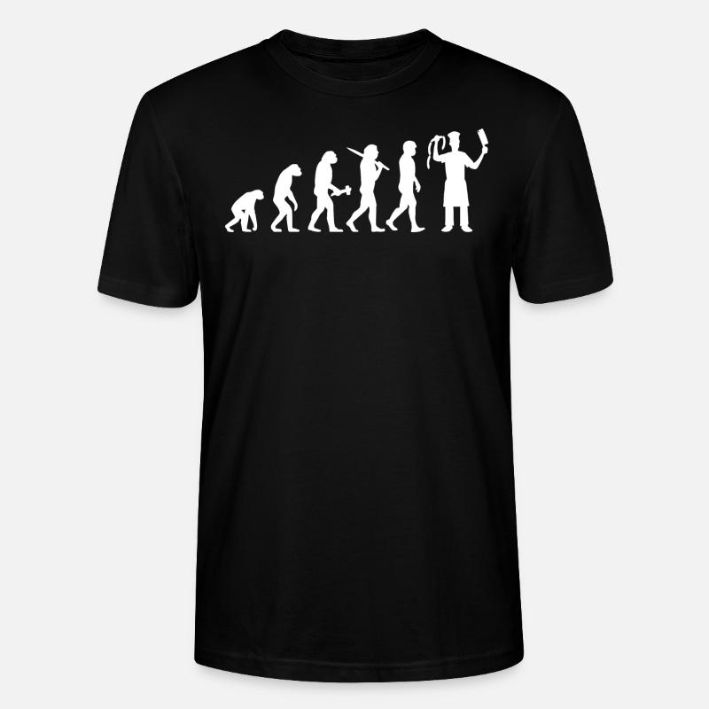 Boucher boucher boucher cadeau évolution - T-shirt bio CRAFTER Stanley Stella Unisexe - noir
