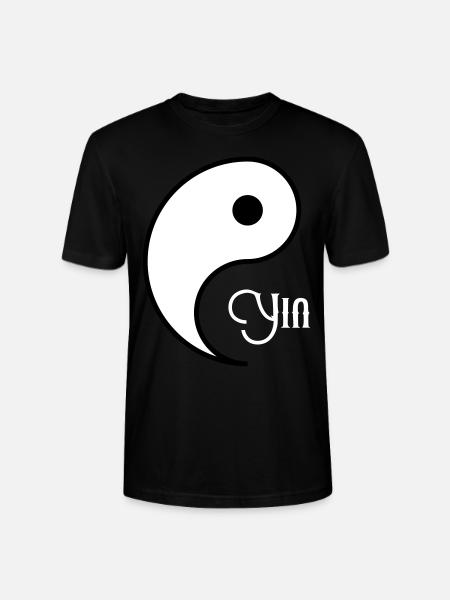 YIN YANG partner look - Stanley/Stella CRAFTER Unisex Organic T-Shirt - black