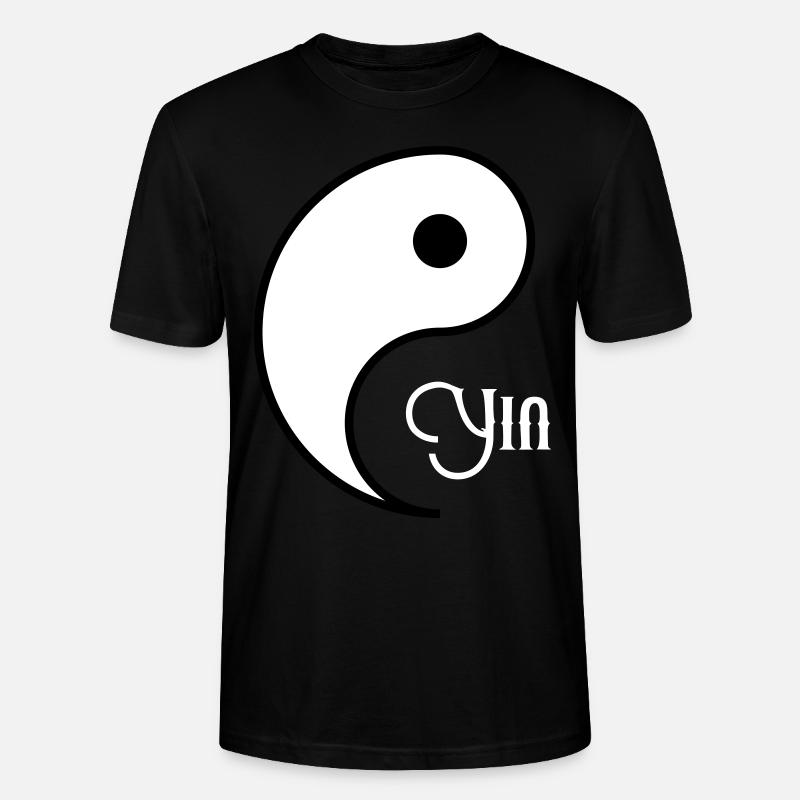 YIN YANG Partnerlook - Stanley/Stella Unisex Bio-T-Shirt CRAFTER - Schwarz