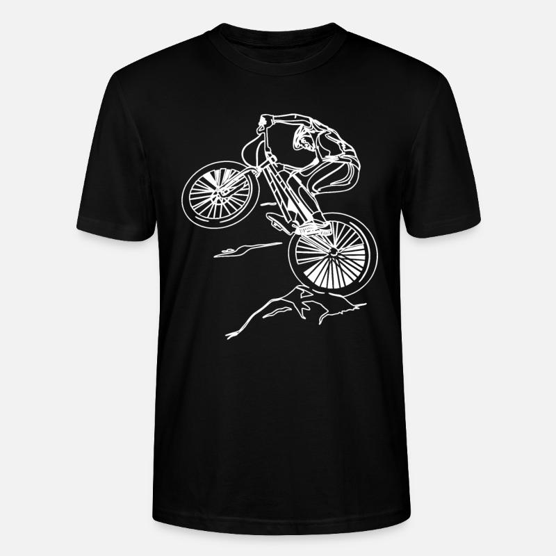 Freeride Trial Vélo Cyclisme - T-shirt bio CRAFTER Stanley Stella Unisexe - noir