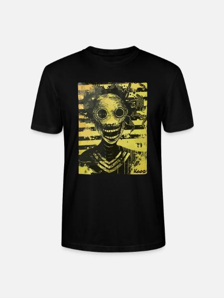 Nightmarish horror motif - Stanley/Stella CRAFTER Unisex Organic T-Shirt - black