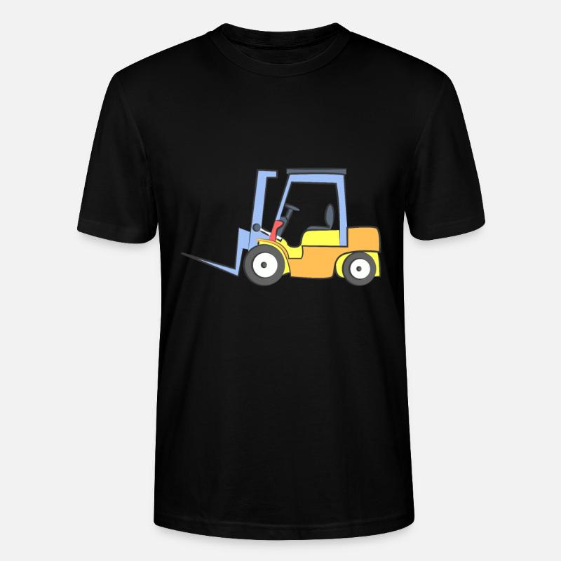 Cooler Gabelstapler - Stanley/Stella Unisex Bio-T-Shirt CRAFTER - Schwarz
