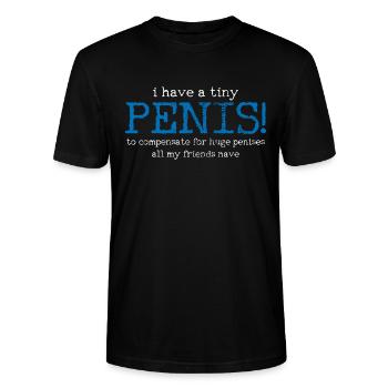 Bachelor Party Adult Humor - Stanley/Stella CRAFTER Unisex Organic T-Shirt - black - Front - Alina (178cm) & Michal (187cm)