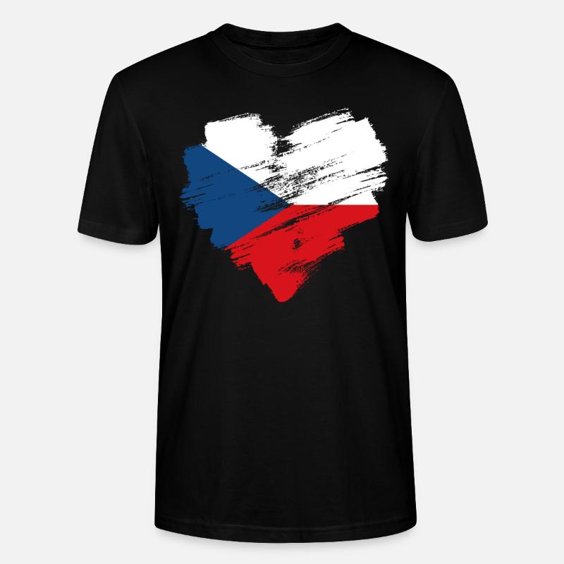 Tschechische Republik - Stanley/Stella Unisex Bio-T-Shirt CRAFTER - Schwarz