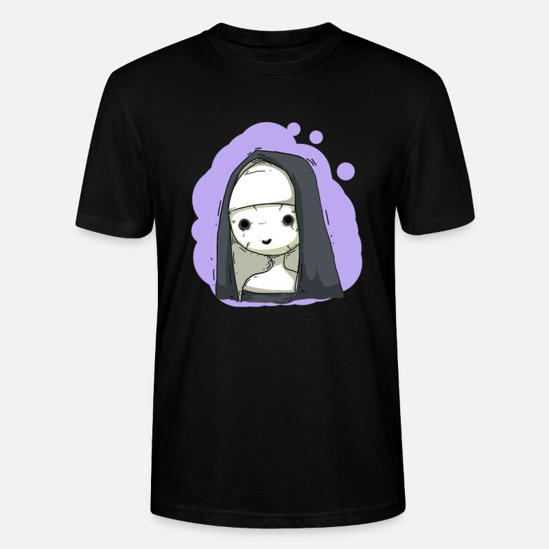 Horror Nonne - Stanley/Stella Unisex Bio-T-Shirt CRAFTER - Schwarz