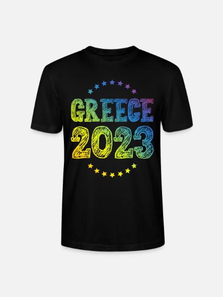 Greece 2023 - Stanley/Stella CRAFTER Unisex Organic T-Shirt - black