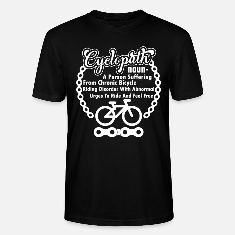Cyclisme Cyclisme Cyclopath Définition - T-shirt bio CRAFTER Stanley Stella Unisexe - noir