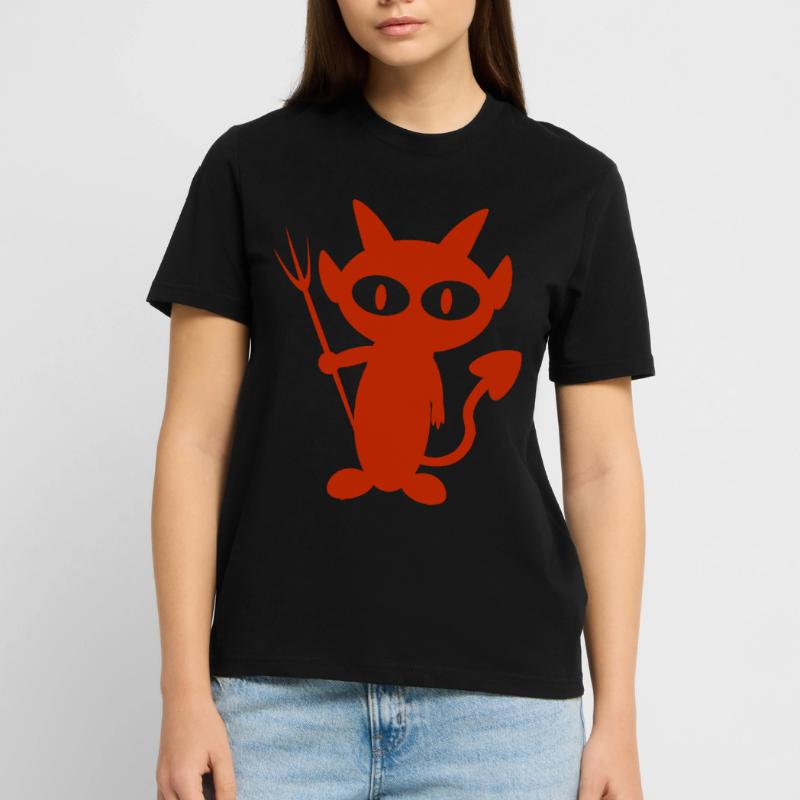red devil - she-devil / devil T Shirt Stanley/Stella CRAFTER Unisex Organic T-Shirt