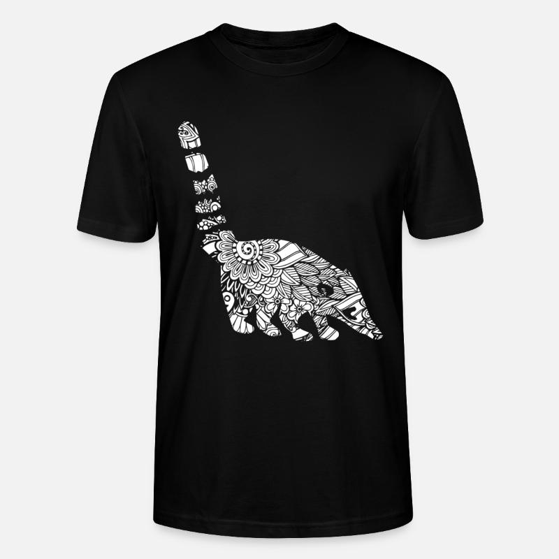 Coati Coati Blumenmuster - Stanley/Stella Unisex Bio-T-Shirt CRAFTER - Schwarz